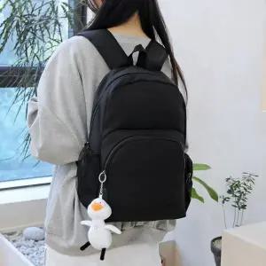 직장인 20대 대학생 여자 천가방 백팩 A788 블랙