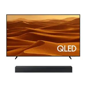 [삼성] AI QLED TV 75형 KQ75QF7AAFXKR 스탠드 형 + 삼성 사운드바