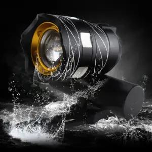 T6 전조등 USB충전 LED 크롬줌라이트 자전거라이트