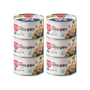 CJ이츠웰 자연산 골뱅이캔140g x 6캔