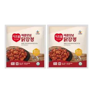 CJ이츠웰 매콤양념닭강정500g x 2개