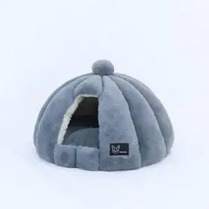 [아우트]강아지침대 이글루 홀 하우스-텔그레이