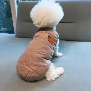 반려견 퀄팅 털조끼 산책 겨울 베스트 강아지 (WFJSLX3)