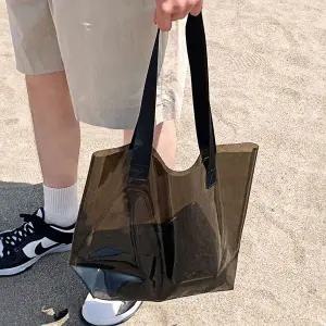 투명 숄더백 가방 투명에코백 비치백 컬러