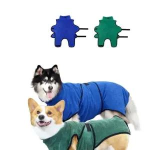 반려동물 목욕타올 극세사 수건 강아지 고양이 세탁용 대형 가운 L (WFJUR3L)