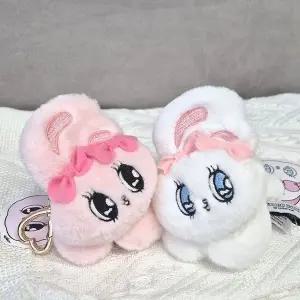 에스더버니 라잉핑크 8cm키링 귀여운 토끼 인형 장식 (WFJV0BM)