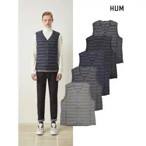 [본사][HUM]남) 구스다운 V넥 경량 베스트(FHNWCVE141P)