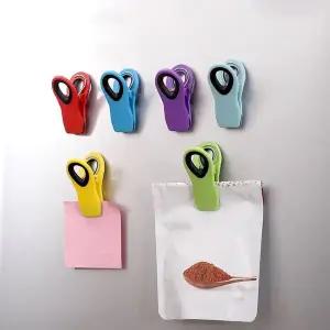 밀봉 밀폐 봉지 집게 6p 다용도 미니 봉투집게 보관 주방용품 밀봉집게 밀봉클립 과자봉지밀봉