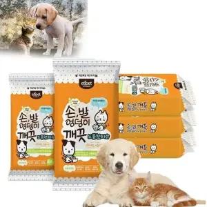 고품질 반려동물 물티슈 반려묘 안심케어 손발엉덩이깨끗 x24 물티슈크리너 올물티슈 바디 티슈 (WFJUH5P)