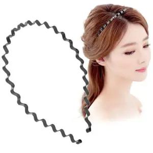 웨이브머리띠 헤어밴드 와이어헤어밴드 세안밴드 철사머리띠 남녀공용머리띠