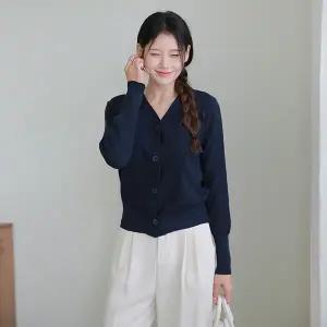 [르포엠]아이사 브이넥 니트 가디건 3종세트