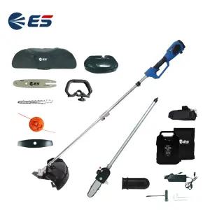 ES산업 LBCT54 충전멀티예초기 54V 6.0AH 1팩 예초기+고지톱 2 in 1 3단속도조절 잔디깍기