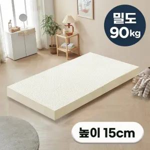 [에코어] 천연라텍스 매트리스 15cm 90kg 밀도 (싱글/슈퍼싱글/퀸/킹/라지킹)