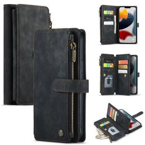 CaseMe-C30 삼성 갤럭시 S24, S23, S22, S21, S20, S10, S9, S8 + 용 럭셔리 지갑, 다기능 플립 지갑 케이스 스킨 커버, 신제품