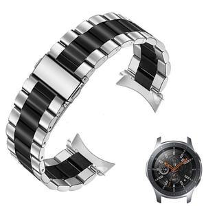 워치밴드 삼성호환한 갤럭시 S3 스테인리스 스틸 시계 밴드, 20mm 22mm, 46mm, SM-R800 스포츠 커브드 엔드