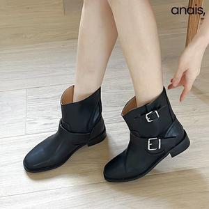 [아나이스] 벨트 스트랩 앵클부츠 3cm_24FW195 [무료배송]