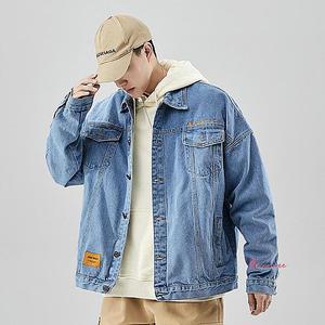 남자청자켓 캐주얼 남성 코디 흑청자켓 봄자켓 트러커 데님 청잠바 그레이 연청uvw260