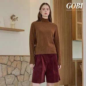 [런칭가 399000원] 고비(GOBI) 캐시미어 100 헤비게이지 립라인 풀오버