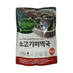 [비비고]CJ 비비고 소고기 미역국 500g x 10개