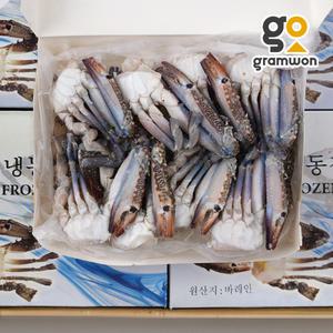 바레인 절단꽃게 M 6kg 냉동 손질 꽃게 게장용 탕 찜용 도매 업소용 게