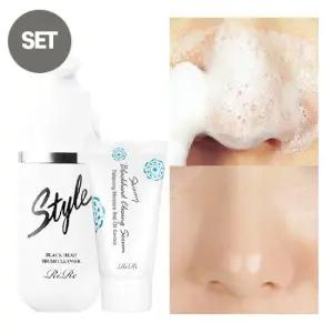[본사공식] 리르 스타일 블랙헤드 브러쉬 클렌져+클로징 모공 세럼 set