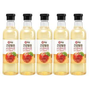 [CJ]백설 건강발효 사과식초 500ml x5개