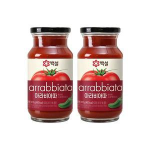 [CJ]백설 아라비아따 토마토 스파게티소스 610g x2개