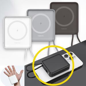 맥세이프 초고속 무선충전 보조배터리 10000mAh 대용량 C타입 내장케이블