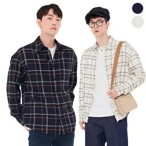 [체이스컬트] WINDOW 체크 기모 셔츠/2Color