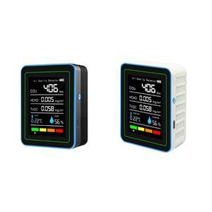 공기 질 모니터 실내 측정기는 CO2 TVOC 포름알데히드 습도 다기능 40JE를 감지합니다.