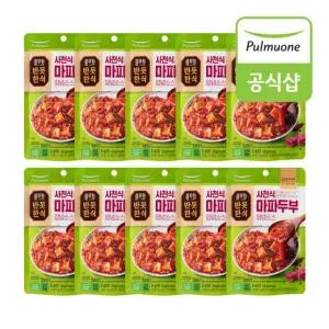 풀무원 반듯한식 사천 마파두부 양념소스(130g) x 10개