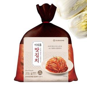 [기타]아워홈 맛김치 1.6kg (썰은김치) x1개
