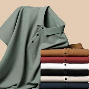 남자 반팔 카라 티셔츠 무지 통기성 여름 골프 L-3XL 출근룩