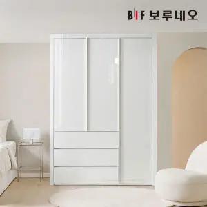 [NS홈쇼핑]190cm 샤인3단서랍 여닫이 작은방 붙박이장[33784934]