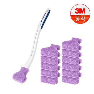 [3M]변기청소 베이킹소다 크린스틱 핸들+리필 12입[34694546]