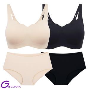 고아라 인견안감 누디 노와이어 탑브라 팬티세트 gst5693