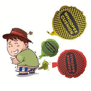 3사이즈 속임수 방귀 쿠션 장난 베개 만우절 파티를 재미있는 우피 패드 가족 있은 실용 농담 소품 JXB