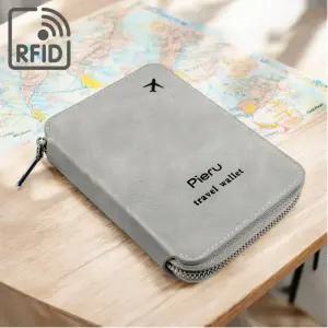 여권 케이스 RFID 차단 여행용 파우치 지갑 케이스 안티스키밍