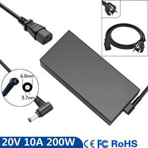 노트북 AC 어댑터 충전기 ASUS TUF 게이밍 F17 TUF706HM FA506QE FX706LI FA706QM FA707 20V 10A 200W