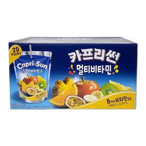 농심 카프리썬 멀티비타민 200ml X 20개 과채주스 어린이 음료