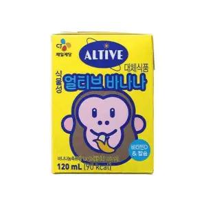 식물성 얼티브 바나나 어린이음료 120ml x 2개