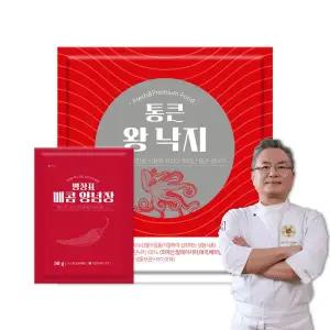 안유성 명장의 매콤 왕낙지볶음+칼국수세트(칼낙지 3인분 밀키트)