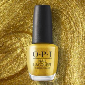 OPI 펄 매니큐어 네일 락커 아트 골드 메탈릭 F022