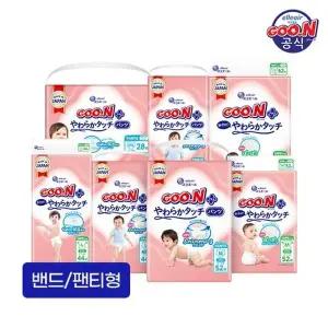 [비밀] [군 기저귀] 플러스 소프트터치 밴드형/팬티형 x 3팩, 1박스 ...