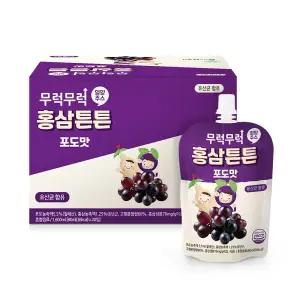 참앤들황토농원 이유케어스 무럭무럭 홍삼튼튼 포도맛 80ml x 20개입 1박스