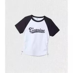 스파오 SPAO CONANICUT 래글런 셔링 크롭 반팔티_SPRPF25G50 SPRPF25G50 648401