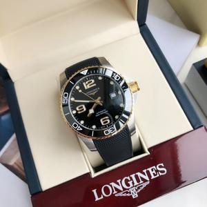 Longines Conquest 다이빙 시리즈 Men 블랙 41mm Mechanical 시계 [세금포함] [정품] L3.781.4.56.6 명품시