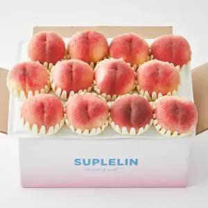 [롯데백화점]수플린 여름의 꽃, 과즙팡팡 달콤한 백도 복숭아 1kg (4-6입)