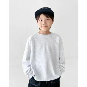 [리틀브로] (아동)B.리브뉴욕맨투맨_백멜란지[티셔츠BFGS559B]