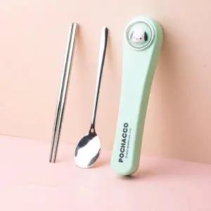산리오 페이스 수저 케이스세트 포차코